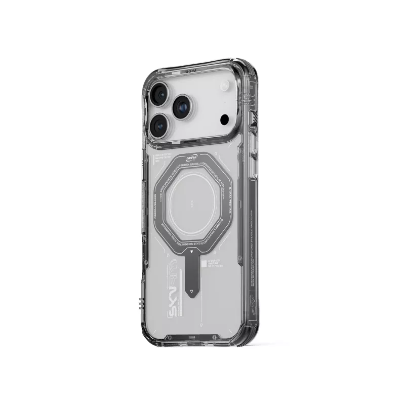 Skinarma Magma Capa para iPhone 17 Pro Carregamento Magnético Graphite