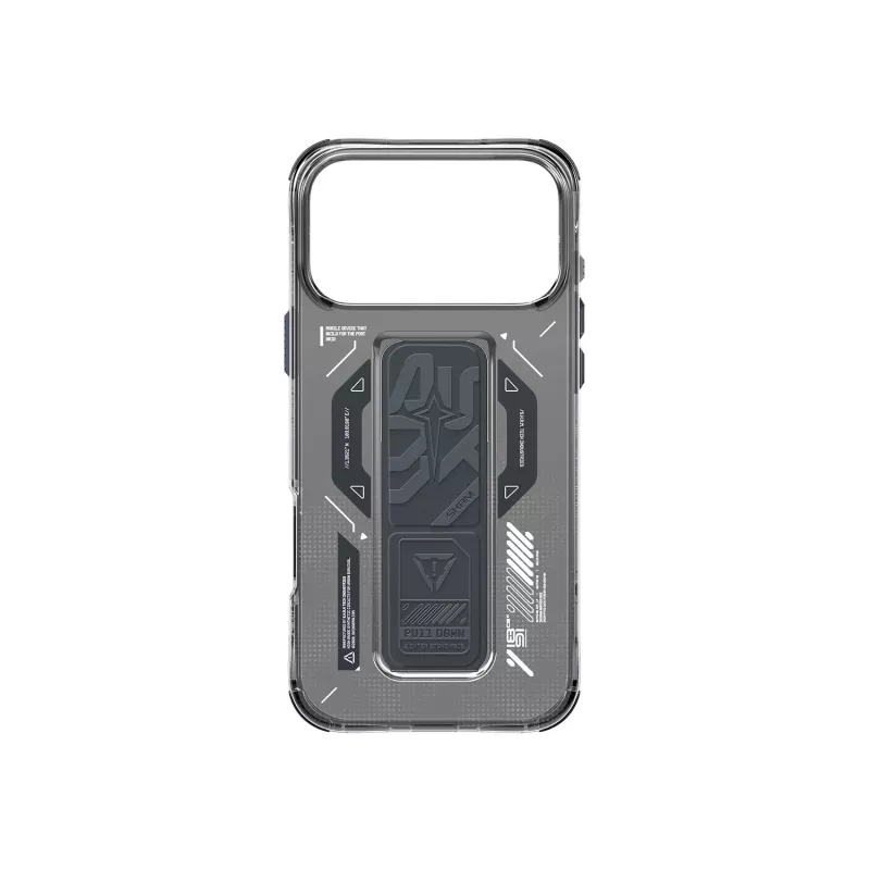 SKINARMA Helio Capa para iPhone 17 Pro Carregamento Magnético + Grip Stand Graphite
