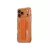Skinarma Helio Capa para iPhone 17 Pro Max Carregamento Magnético + Grip Stand Laranja