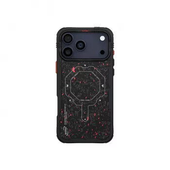 Capa Skinarma Vektor para iPhone 17 Pro Max com carregamento magnético, preto