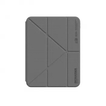 Capa tipo folio Skinarma Zeta para iPad 11 (A16, 2025) / iPad 10,9 polegadas (10.ª geração, 2022) - cinzento