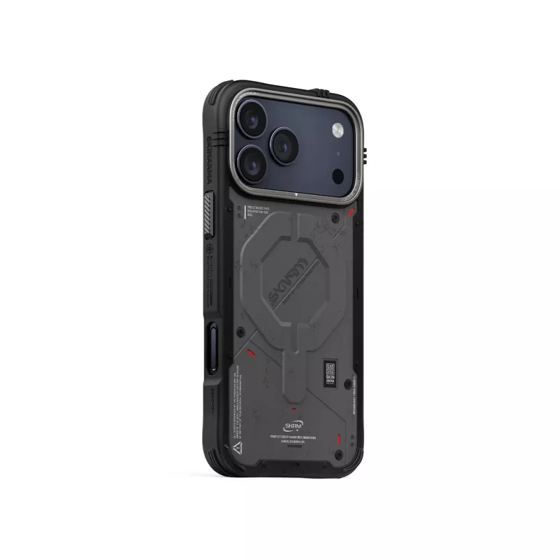 Capa Skinarma Vigor MagSafe para iPhone 17 Pro, grafite