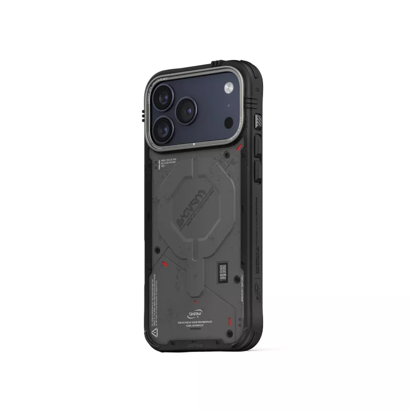 Capa Skinarma Vigor MagSafe para iPhone 17 Pro, grafite