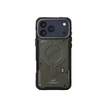 Capa Skinarma Vigor MagSafe para iPhone 17 Pro, verde