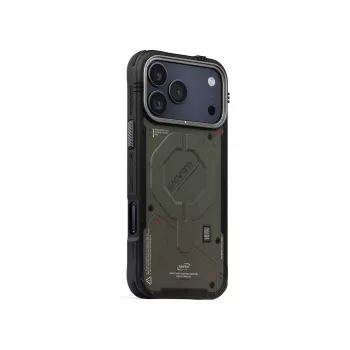 Capa Skinarma Vigor MagSafe para iPhone 17 Pro, verde