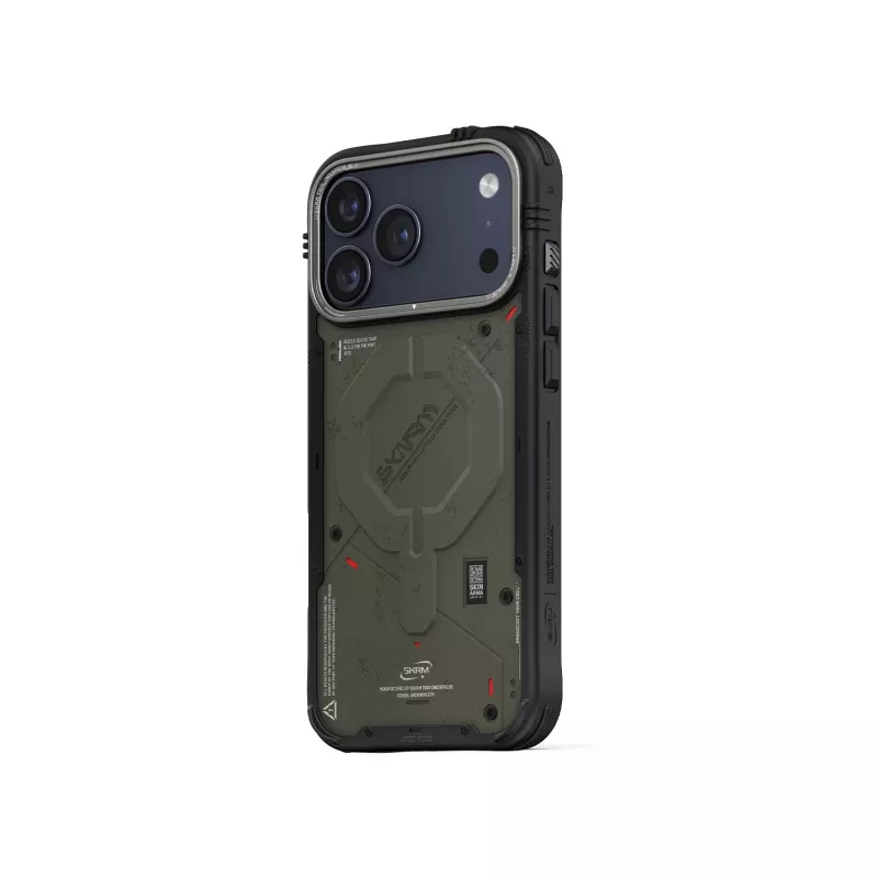 Capa Skinarma Vigor MagSafe para iPhone 17 Pro, verde