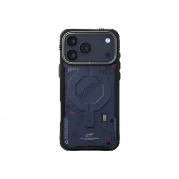 Capa Skinarma Vigor MagSafe para iPhone 17 Pro, azul
