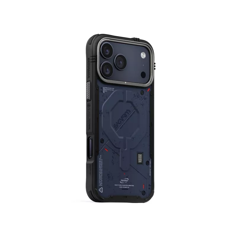 Capa Skinarma Vigor MagSafe para iPhone 17 Pro, azul