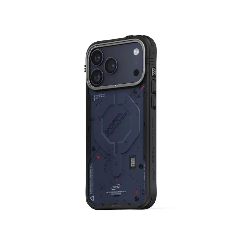 Capa Skinarma Vigor MagSafe para iPhone 17 Pro, azul