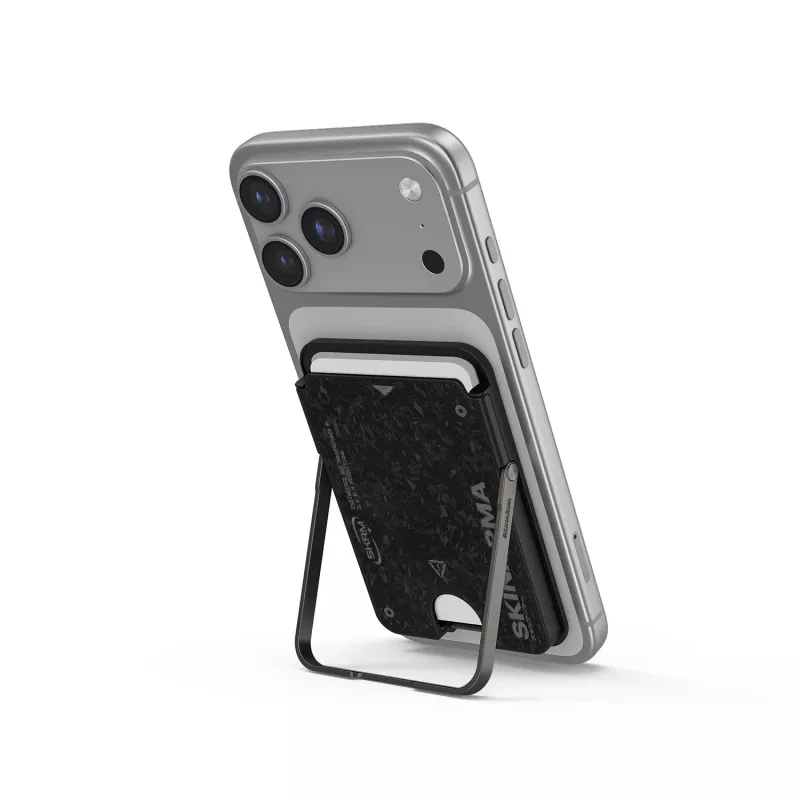 Skinarma Vektor Magnetic Smart Kick-Stand capa carteira, Onyx