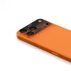 Protetor de lente da câmara em alumínio integral Skinarma Sonix para iPhone 17 Pro, laranja