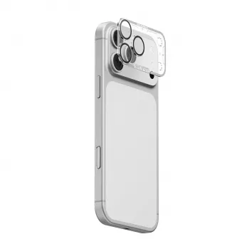 Protetor de lente da câmara totalmente mate Skinarma Magma para iPhone 17 Pro - cinzento