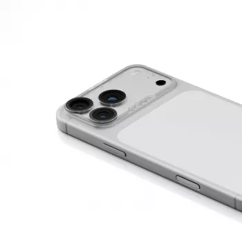Protetor de lente da câmara totalmente mate Skinarma Magma para iPhone 17 Pro - cinzento