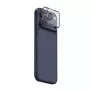 Protetor de lente da câmara totalmente mate Skinarma Magma para iPhone 17 Pro Max, azul