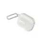 SKINARMA Kinzoku Capa com Mosquetão para Apple AirPods Pro 3, leitoso-transparente (SK-APP3KIN-FROST)