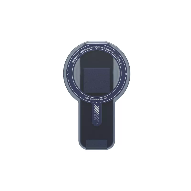 SKINARMA Arch XEPhaze Smart Grip-Stand Suporte e Grip Magnético para Telemóvel Azul