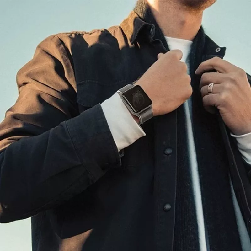 UNIQ Dante Bracelete para Apple Watch Aço Inoxidável Roségold 38/40/41mm Série 1-9 SE