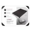 Mala para portátil UNIQ Dfender 16 polegadas Charcoal Black