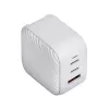 Carregador de parede UNIQ Verge Pro 66W GaN USB-C Cloud White