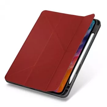 UNIQ Transforma Rigor Capa para iPad Air 10,9 polegadas (2020/2022) - Vermelho coral antimicrobiano