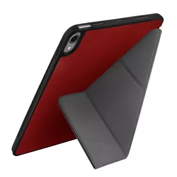 UNIQ Transforma Rigor Capa para iPad Air 10,9 polegadas (2020/2022) - Vermelho coral antimicrobiano