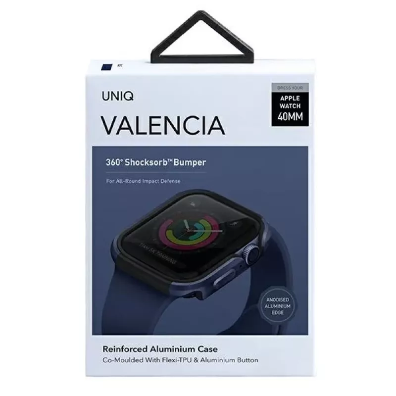 UNIQ Valencia Capa Protetora para Apple Watch Série 4/5/6/SE/SE3 40mm - Atlantic Blue
