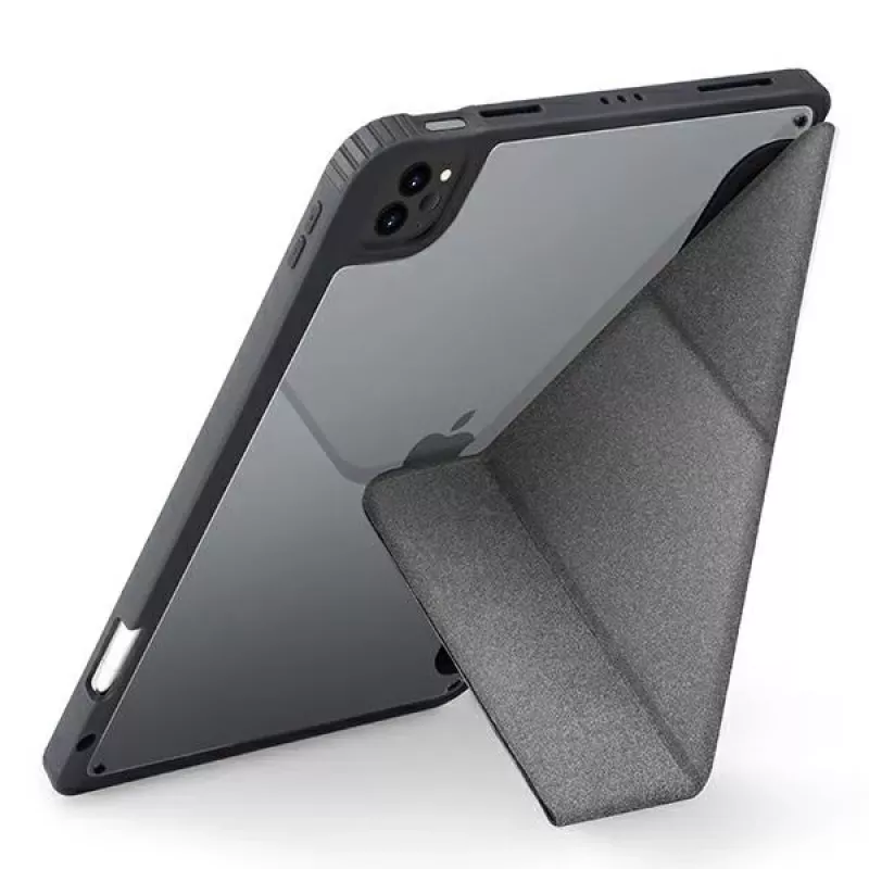 UNIQ Moven Capa para iPad Pro 11 (2021/2020) e iPad Air 10.9 (2022/2020) com proteção antimicrobiana - Cinzento antracite