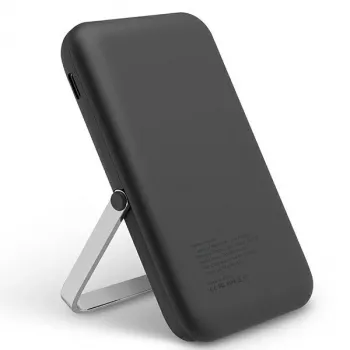 UNIQ Powerbank Hoveo 5000mAh USB-C 20W PD Fast Charge Sem Fios Magnético Charcoal Grey