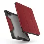 UNIQ Trexa Capa para iPad Pro 11 polegadas 2021/2020 e iPad Air 10,9 polegadas 2022/2020, antimicrobiano, Vermelho