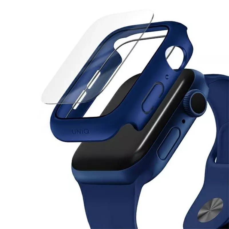 UNIQ Nautic Capa Protetora para Apple Watch Série 4/5/6/SE/SE3 40mm Azul