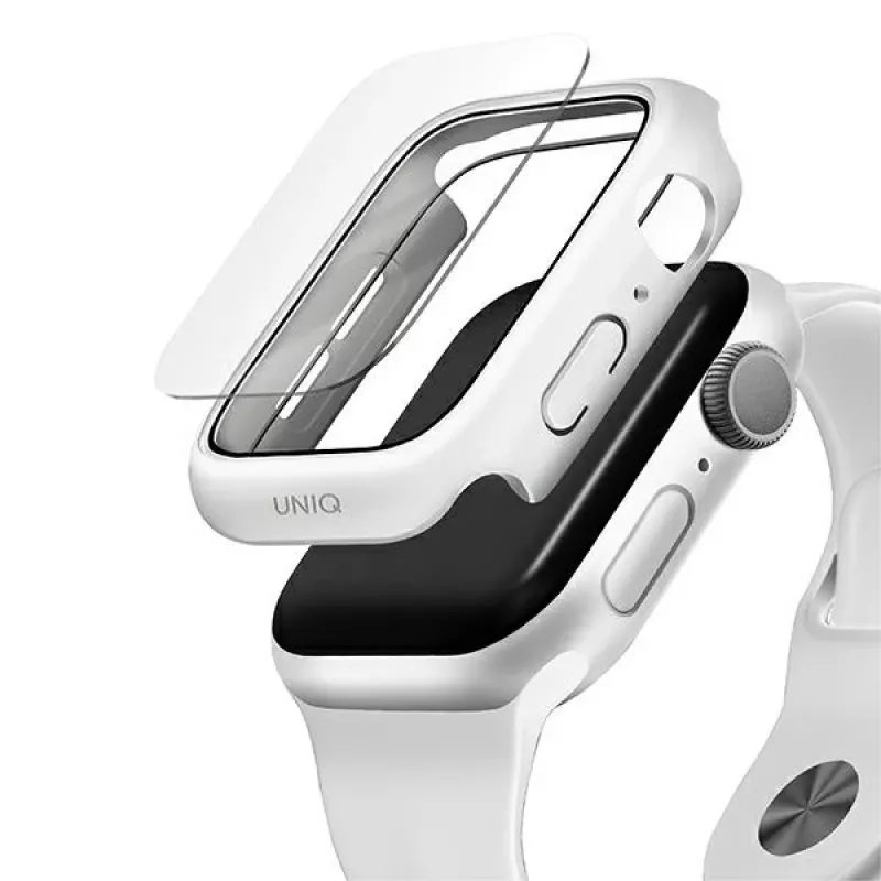 UNIQ Nautic Capa Protetora para Apple Watch Série 4/5/6/SE/SE3 44mm Branco