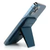 Suporte de telemóvel com porta-cartões UNIQ Lyft Magnetic Snap-On - azul