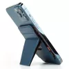 Suporte de telemóvel com porta-cartões UNIQ Lyft Magnetic Snap-On - azul