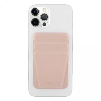 UNIQ Lyft Suporte de Telemóvel Magnético e Suporte de Cartão Rosa