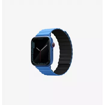 Pulseira para Apple Watch UNIQ Revix Reversible Magnetic 38/40/41mm preta e azul