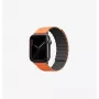 UNIQ Revix Bracelete Magnética Reversível para Apple Watch Série 1/2/3/4/5/6/7/8/9/SE/SE2/SE3/Ultra/Ultra 2/Ultra 3 42/44/45/49mm - Cinzento/Laranja