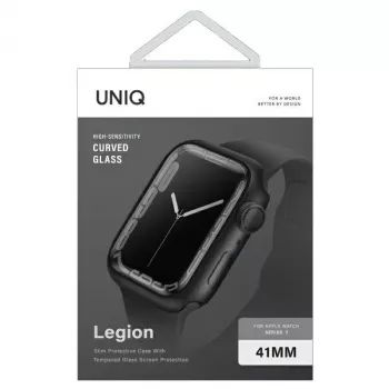 UNIQ Legion Capa para Apple Watch Série 7/8/9 41mm Preto
