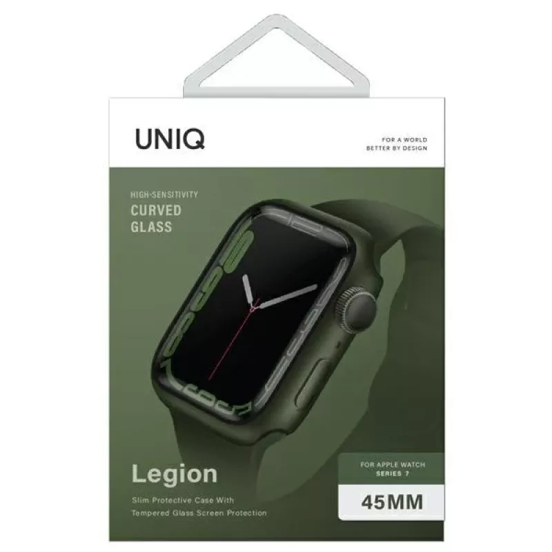 UNIQ Legion Capa Protetora para Apple Watch Série 7/8/9 45mm - Verde