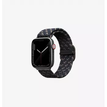UNIQ Aspen Bracelete Braided Solo Loop para Apple Watch 38/40/41mm Série 1-9/SE/SE2/SE3 - Citrus Pink