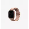 Pulseira entrançada UNIQ Aspen para Apple Watch 46/45/44 mm Series 1/2/3/4/5/6/7/8/9/SE/SE2/SE3 - Pebble Grey