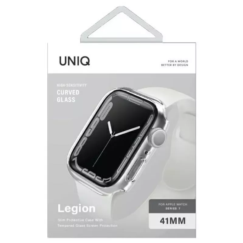 Capa UNIQ Legion para Apple Watch Series 7/8/9 41mm transparente