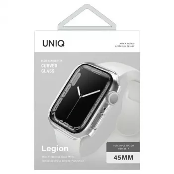 Capa UNIQ Legion para Apple Watch Series 7/8/9 45mm transparente