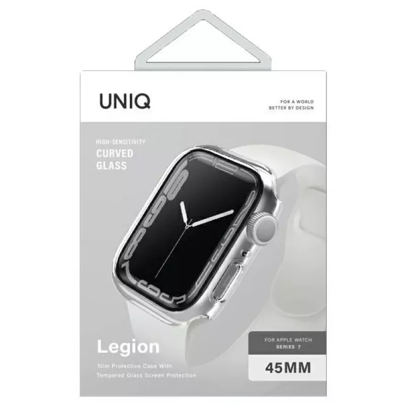 Capa UNIQ Legion para Apple Watch Series 7/8/9 45mm transparente