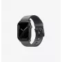 Pulseira híbrida em pele UNIQ Straden para Apple Watch Series 1/2/3/4/5/6/7/8/9/10/11/SE/SE2/SE3/Ultra/Ultra 2/Ultra 3 42/44/45/49mm - cinzento