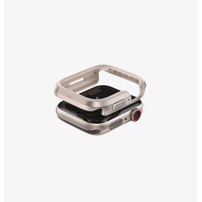 Capa UNIQ Valencia para Apple Watch Series 4/5/6/7/8/9/SE/SE2/SE3 45/44mm graphite