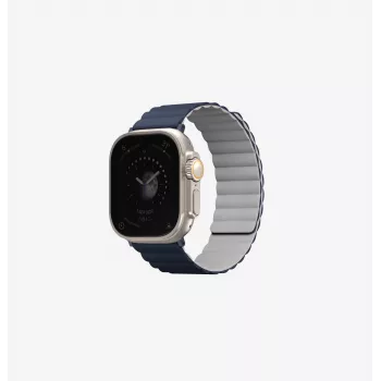 Pulseira magnética reversível UNIQ Revix para Apple Watch Series 1/2/3/4/5/6/7/8/9/SE/SE2/SE3 38/40/41mm - verde-salva/bege