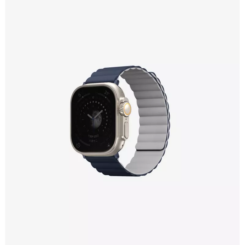 Pulseira magnética reversível UNIQ Revix para Apple Watch Series 1/2/3/4/5/6/7/8/9/SE/SE2/SE3 38/40/41mm - verde-salva/bege
