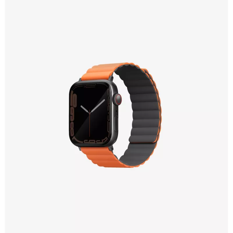Pulseira magnética reversível UNIQ Revix para Apple Watch Series 1/2/3/4/5/6/7/8/9/SE/SE2/SE3 38/40/41mm - verde-salva/bege
