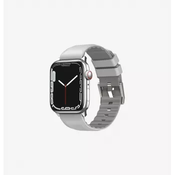 UNIQ Linus Bracelete de Silicone Airosoft para Apple Watch 38/40/41mm - Cinzento Giz