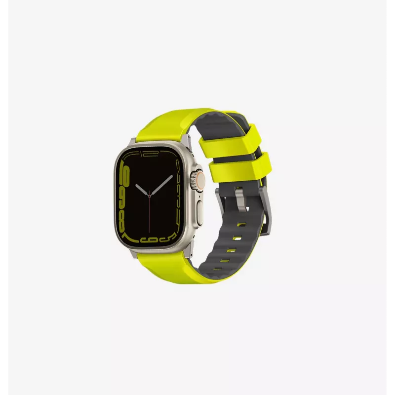 UNIQ Linus Bracelete de Silicone Airosoft para Apple Watch 38/40/41mm - Cinzento Giz